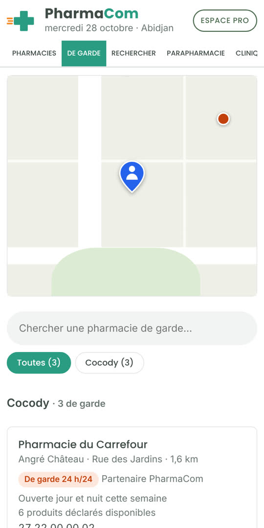 Pharmacies de garde de la semaine