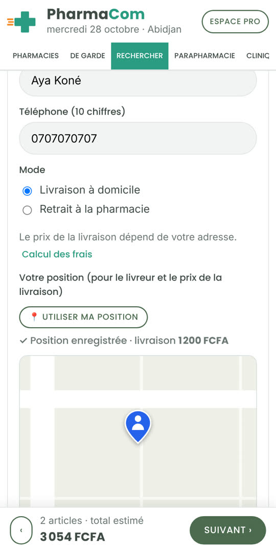 Étape 2 : vos informations